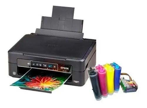Kit Epson XP245 Sistema Continuo Tinta Y Papel Comestible