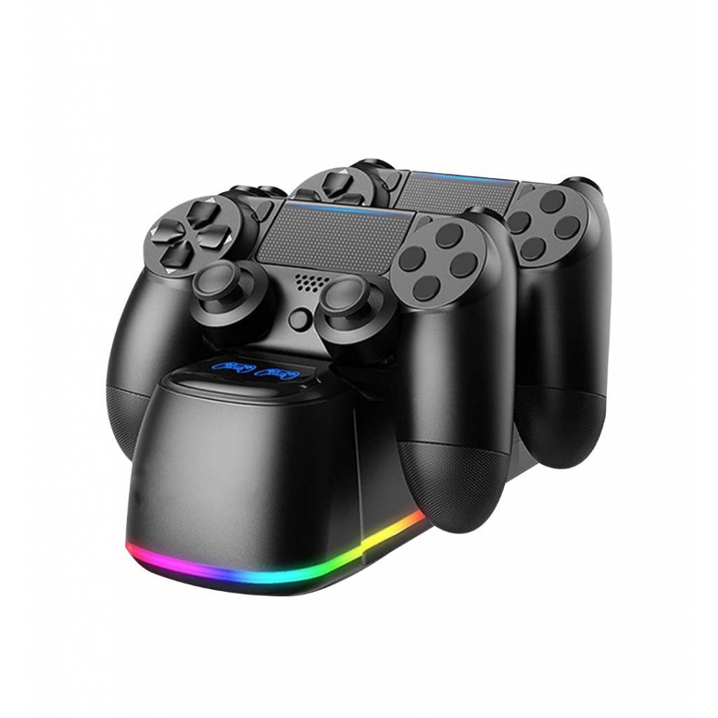 Soporte cargador de joystick para PS4 RGB