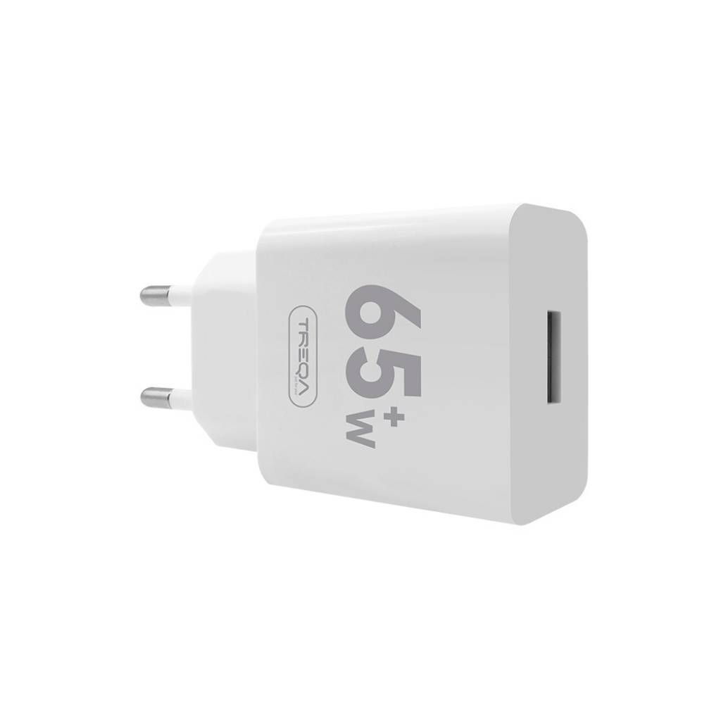 Cargador treqa USB carga rápida 65W