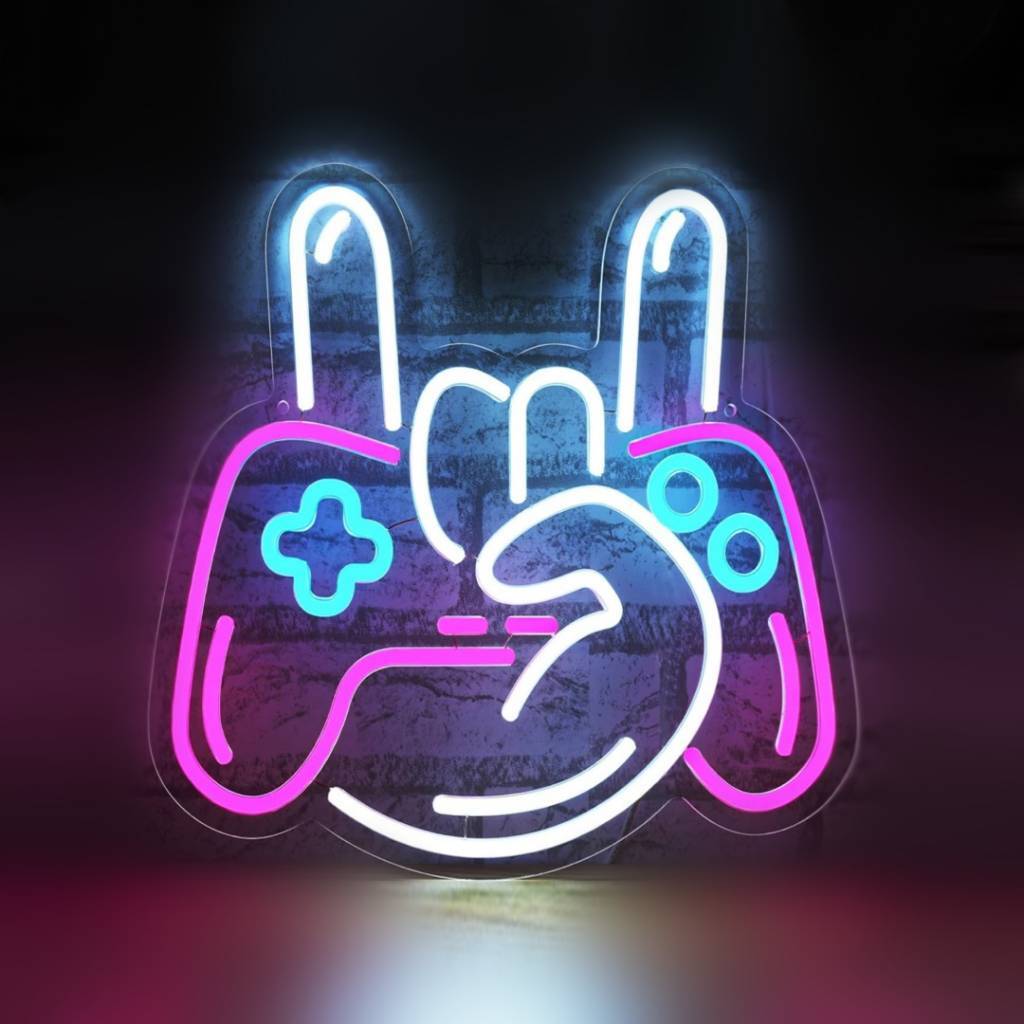LETRERO DE NEÓN GAMER
