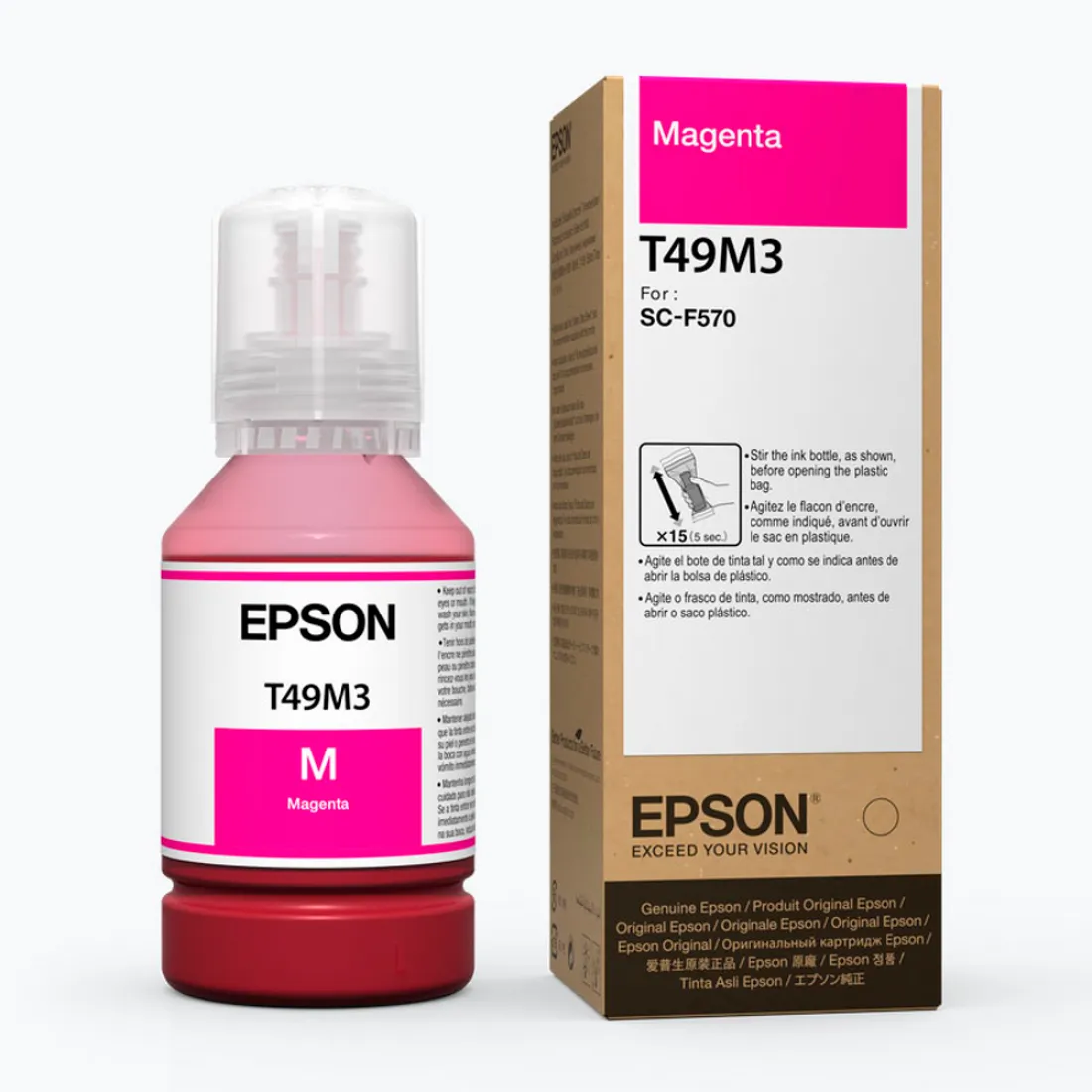 Tinta Epson Sublimación T49M320 140ml Magenta